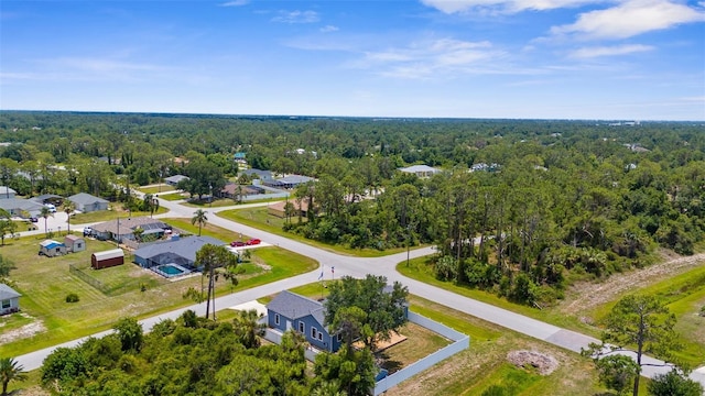 4305 Heyward St, North Port, FL 34291 - aerial perspective of suburban area featuring a forest