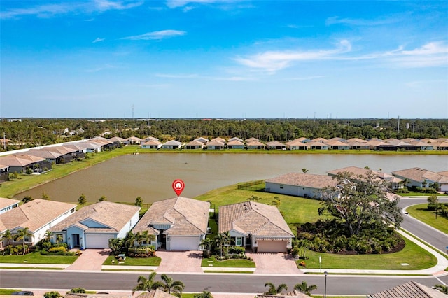 629 Ibiza Loop, Venice, FL 34292 - aerial view of residential area with a nearby body of water