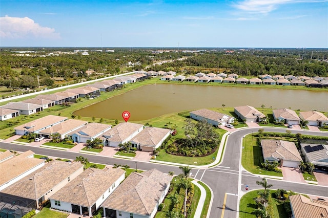 629 Ibiza Loop, Venice, FL 34292 - aerial view of residential area with a nearby body of water