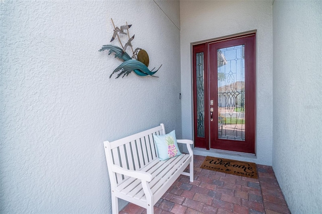629 Ibiza Loop, Venice, FL 34292 - entrance to property featuring stucco siding