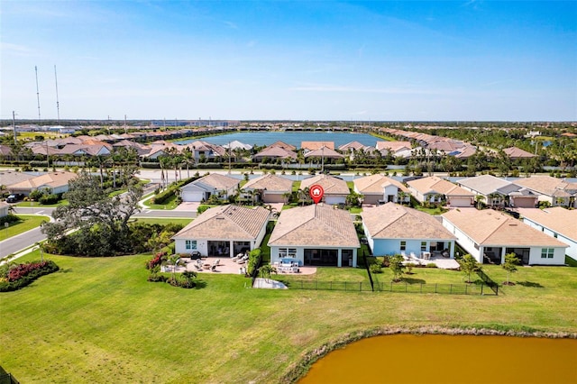 629 Ibiza Loop, Venice, FL 34292 - aerial perspective of suburban area with a large body of water
