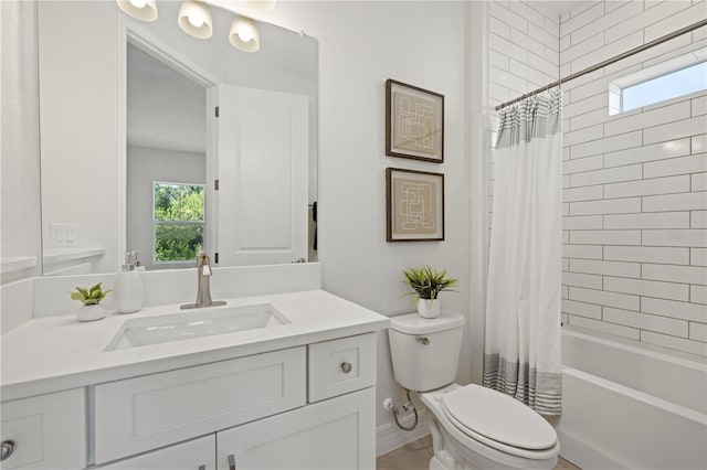 4390 Asteria Ter, North Port, FL 34287 - full bath featuring toilet, vanity, and shower / bath combination with curtain