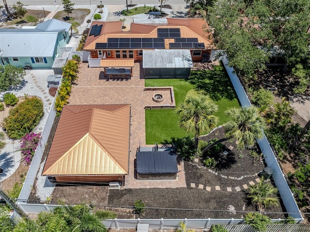 view of subject property