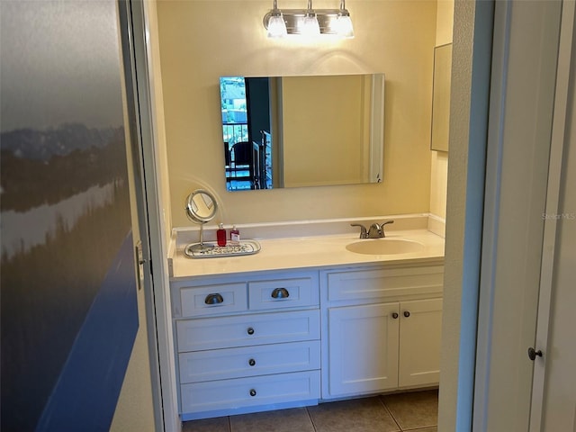 1154 Bird Bay Way Unit 303, Venice, FL 34285 - bathroom with tile patterned floors and vanity