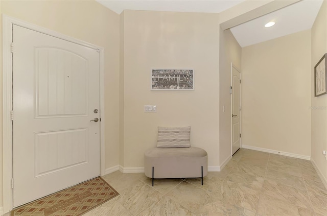 241 Marcheno Way, Nokomis, FL 34275 - foyer with baseboards and recessed lighting