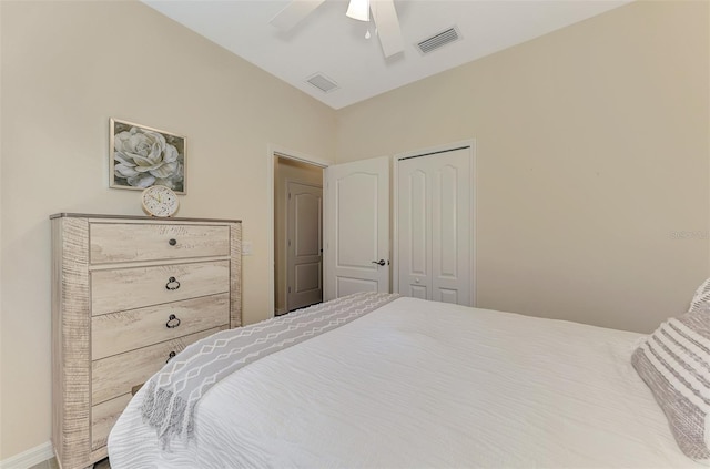 241 Marcheno Way, Nokomis, FL 34275 - bedroom featuring a closet, a ceiling fan, and baseboards
