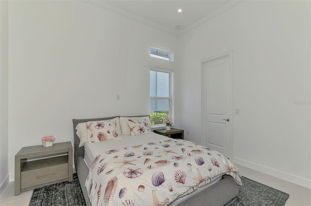 9048 Luna Ln, Sarasota, FL 34241 - bedroom with ornamental molding and baseboards