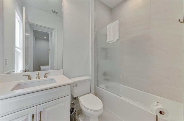 9048 Luna Ln, Sarasota, FL 34241 - full bath with toilet, vanity, and tub / shower combination