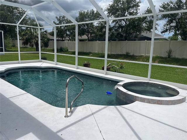 5966 Willows Bridge Loop, Ellenton, FL 34222 - view of swimming pool featuring a fenced backyard and a patio area