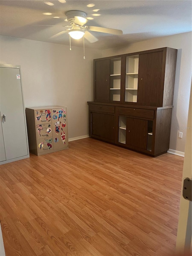 5966 Willows Bridge Loop, Ellenton, FL 34222 - spare room featuring light wood finished floors and ceiling fan