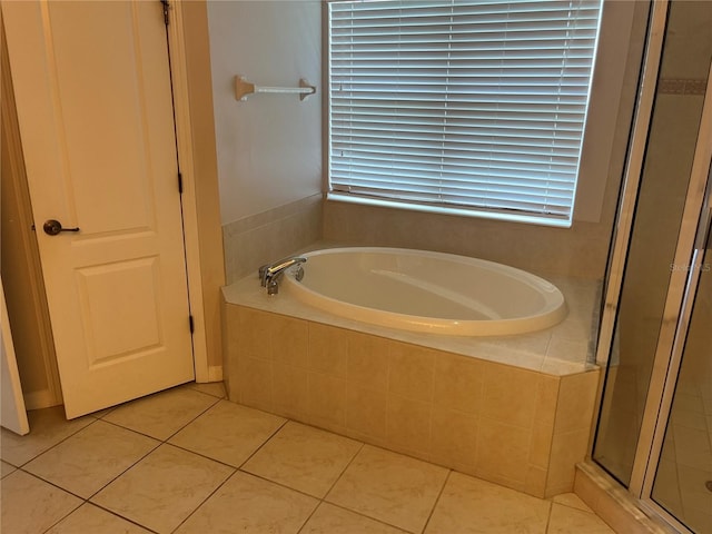 5966 Willows Bridge Loop, Ellenton, FL 34222 - full bath featuring a bath, tile patterned floors, and a stall shower