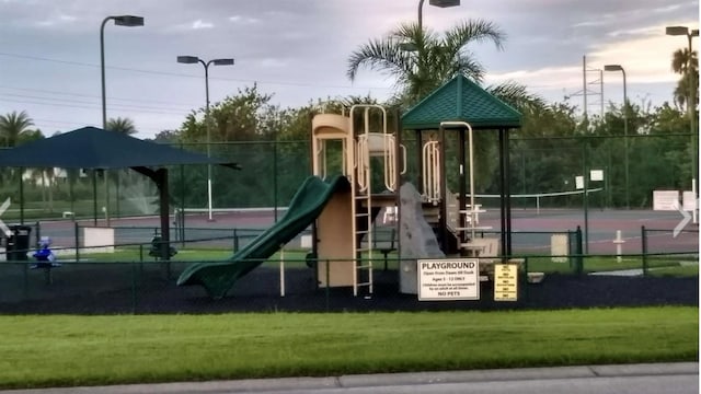 5966 Willows Bridge Loop, Ellenton, FL 34222 - community playground featuring a tennis court