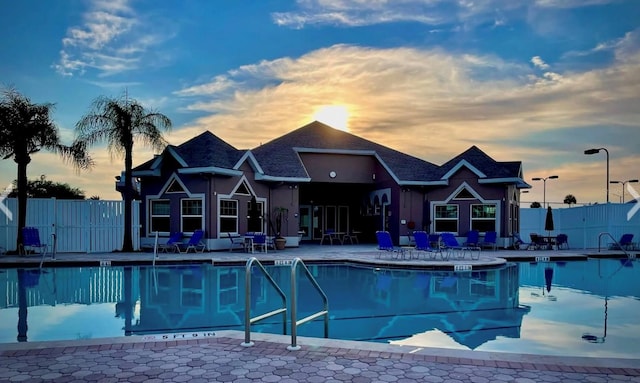 5966 Willows Bridge Loop, Ellenton, FL 34222 - community pool with a patio area