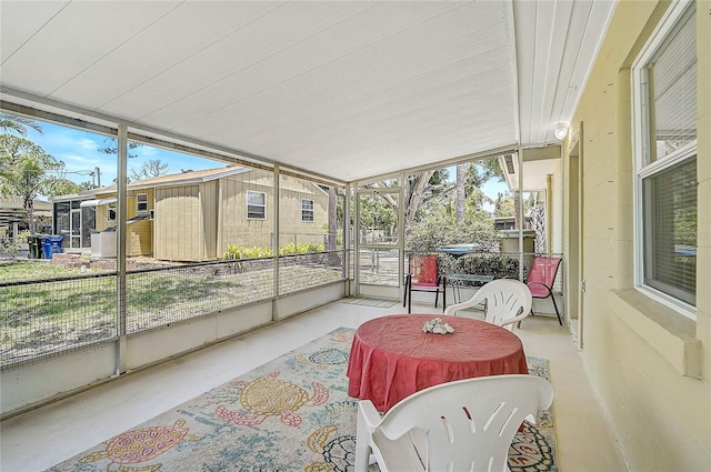 417 Shore Rd Unit A & B, Nokomis, FL 34275 - view of sunroom / solarium