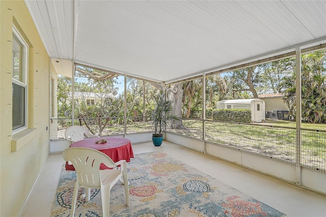 417 Shore Rd Unit A & B, Nokomis, FL 34275 - sunroom with healthy amount of natural light