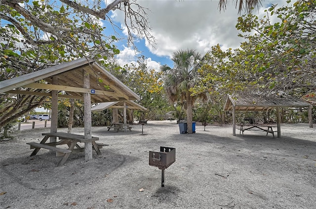 417 Shore Rd Unit A & B, Nokomis, FL 34275 - view of property's community featuring a gazebo
