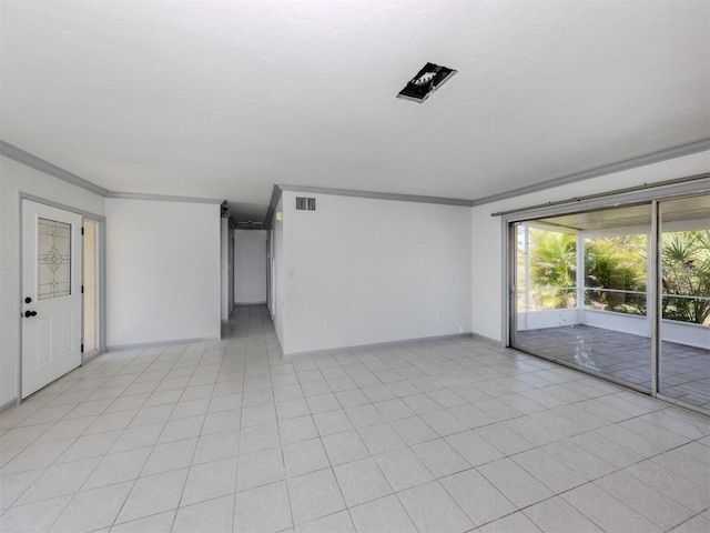 6231 Jordan St, North Port, FL 34287 - unfurnished room featuring ornamental molding and baseboards