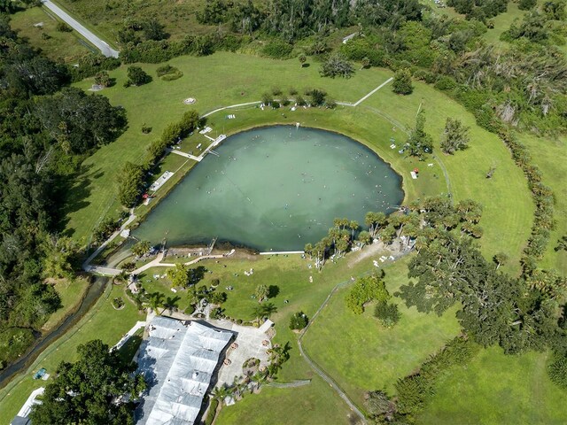 6231 Jordan St, North Port, FL 34287 - aerial view of property and surrounding area with a nearby body of water