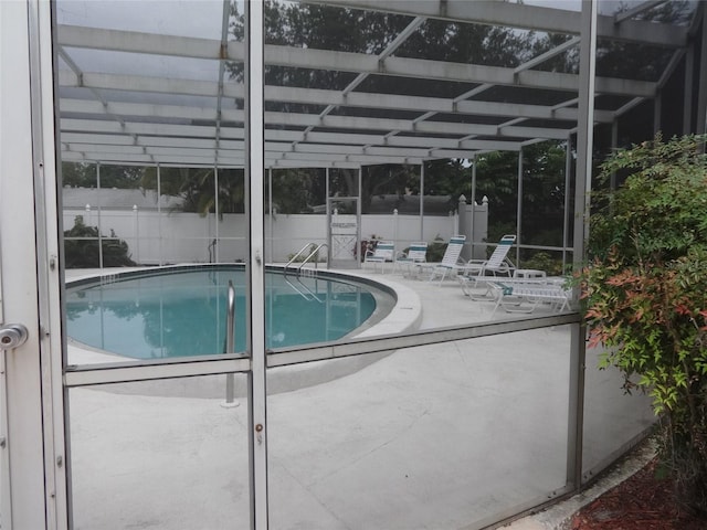 512 W Venice Ave Unit 205, Venice, FL 34285 - view of pool with a patio area and a lanai