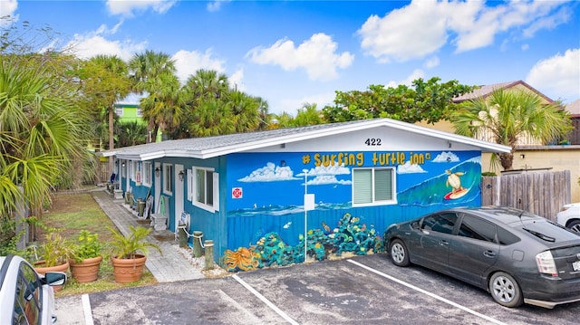 422 Polk Ave, Cape Canaveral, FL 32920 - view of front facade featuring uncovered parking