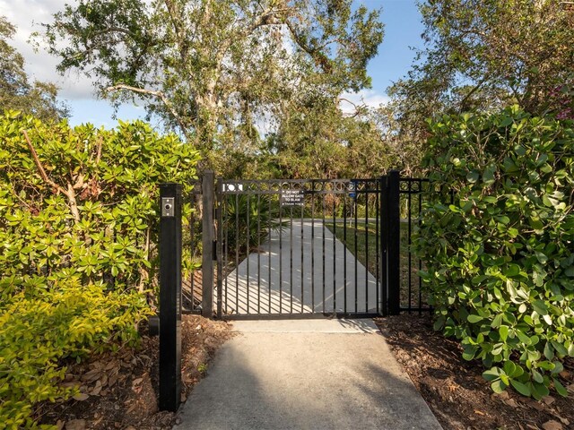 5853 Semolino St, Nokomis, FL 34275 - view of gate