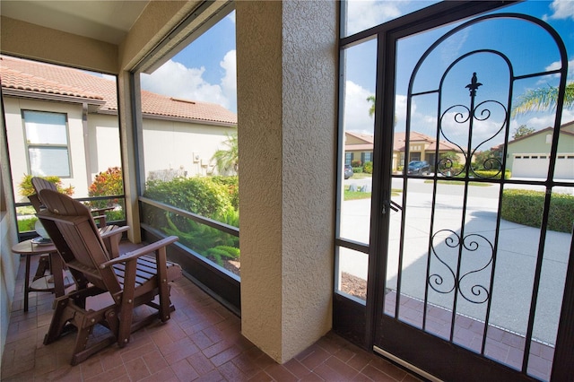 1438 Maseno Dr, Venice, FL 34292 - sunroom / solarium with a textured wall