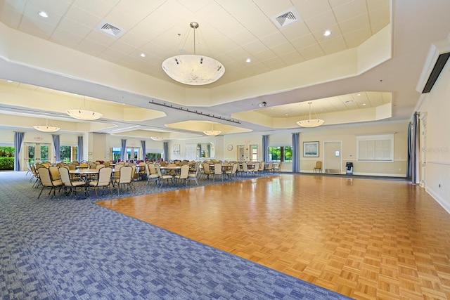 1438 Maseno Dr, Venice, FL 34292 - lobby with a high ceiling and recessed lighting