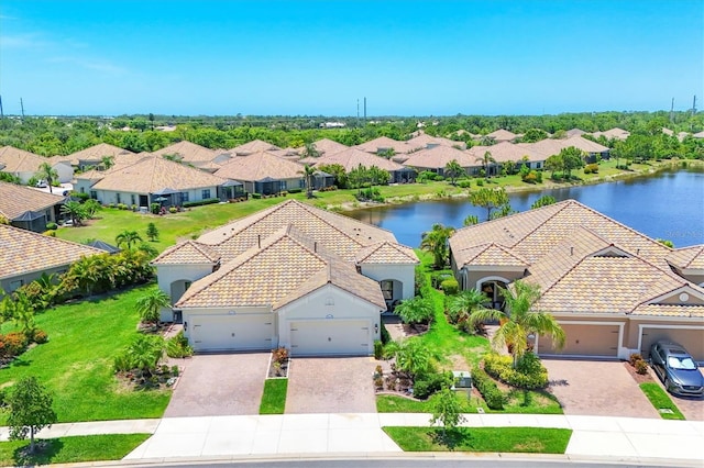 21649 Avon Park Ct, Venice, FL 34293 - aerial view of residential area with a nearby body of water