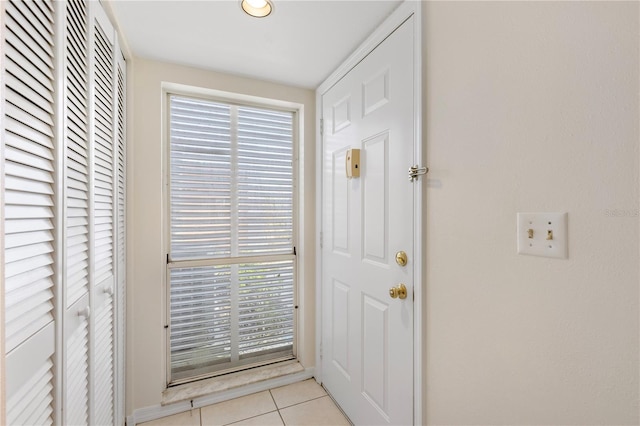 458 Cerromar Rd Unit 382, Venice, FL 34293 - doorway to outside featuring light tile patterned floors
