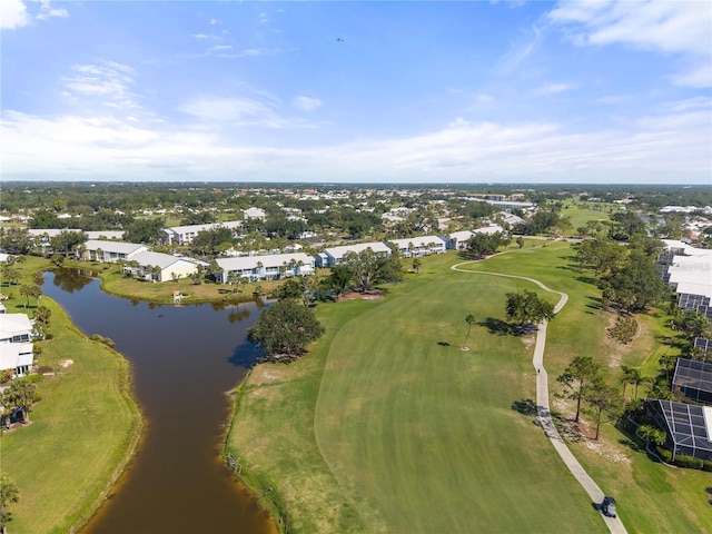 458 Cerromar Rd Unit 382, Venice, FL 34293 - aerial overview of property's location featuring a large body of water, a local golf course, and nearby suburban area