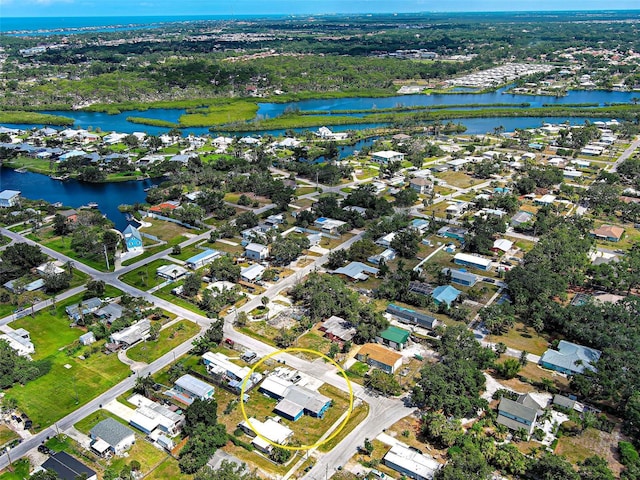 1103 Lucille Ave, Nokomis, FL 34275 - aerial view of property's location featuring a nearby body of water and nearby suburban area