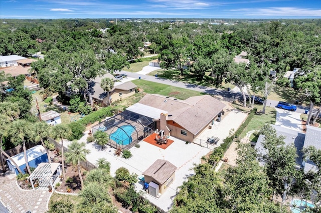 1515 Pecan St, Nokomis, FL 34275 - bird's eye view of a pool