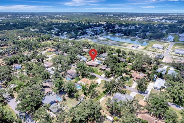 1515 Pecan St, Nokomis, FL 34275 - aerial overview of property's location featuring a nearby body of water and nearby suburban area