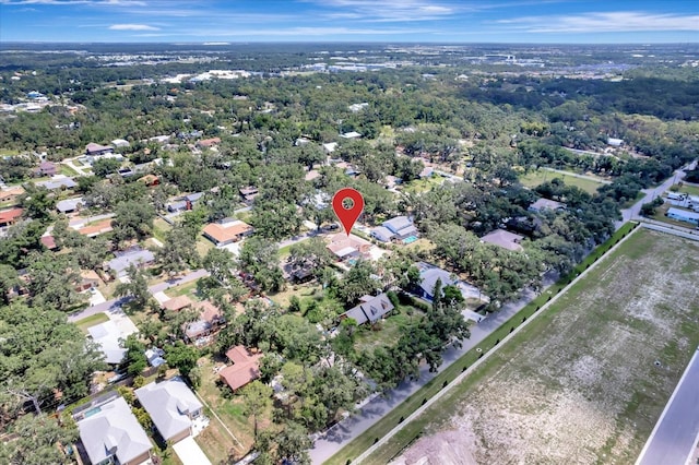 1515 Pecan St, Nokomis, FL 34275 - aerial view of property and surrounding area with nearby suburban area