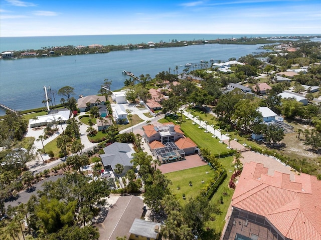 2322 Bayshore Rd, Nokomis, FL 34275 - aerial perspective of suburban area with a nearby body of water