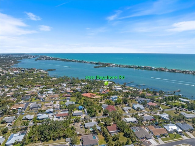 2322 Bayshore Rd, Nokomis, FL 34275 - aerial perspective of suburban area with a nearby body of water