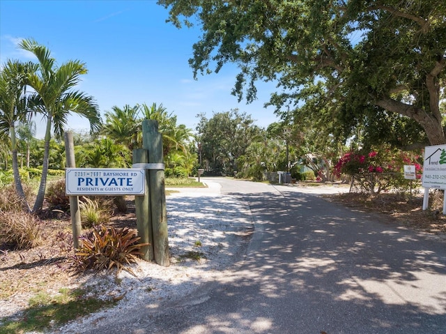 2322 Bayshore Rd, Nokomis, FL 34275 - view of asphalt road