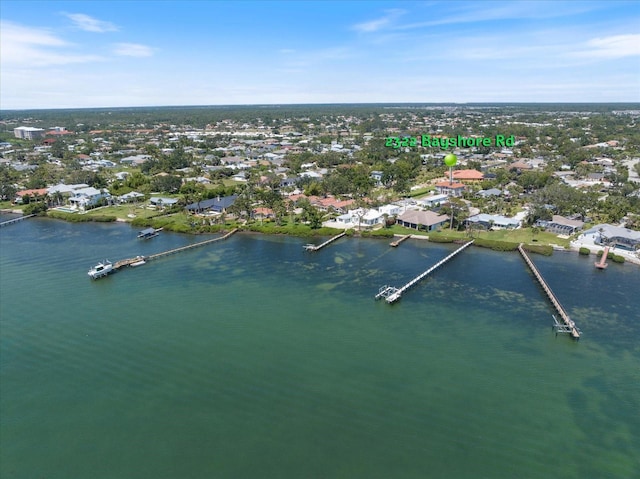 2322 Bayshore Rd, Nokomis, FL 34275 - aerial view of property's location with a large body of water and nearby suburban area