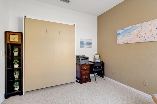 2104 Batello Dr, Venice, FL 34292 - office area featuring light colored carpet and baseboards