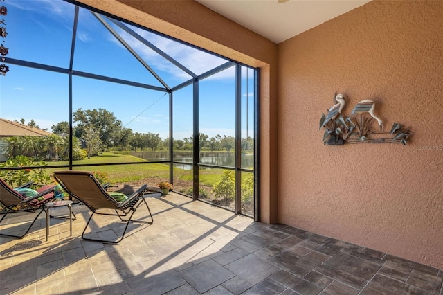 2104 Batello Dr, Venice, FL 34292 - sunroom with a water view