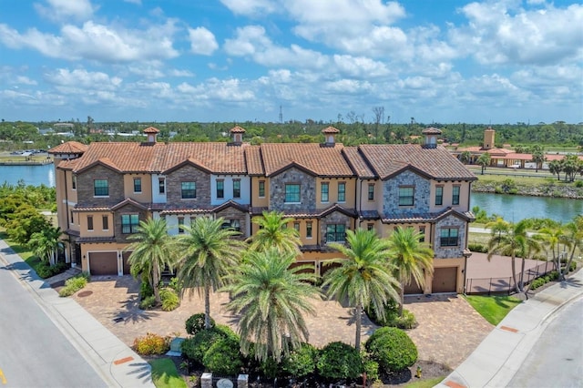 209 E Venice Ave, Venice, FL 34285 - aerial view of residential area featuring a nearby body of water