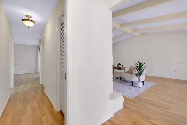 915 S Doral Ln, Venice, FL 34293 - hallway with light wood-style flooring