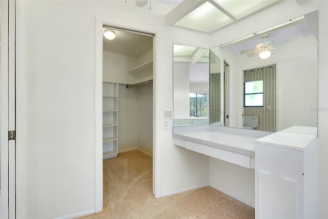 915 S Doral Ln, Venice, FL 34293 - bathroom featuring ceiling fan and baseboards