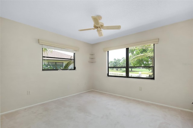 915 S Doral Ln, Venice, FL 34293 - empty room featuring baseboards, carpet floors, and ceiling fan