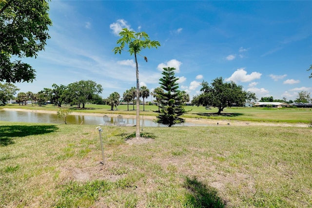 915 S Doral Ln, Venice, FL 34293 - view of grassy yard with a water view