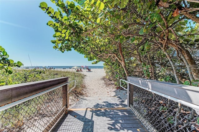 618 Bird Bay Dr S Unit 110, Venice, FL 34285 - view of community featuring view of water and beach