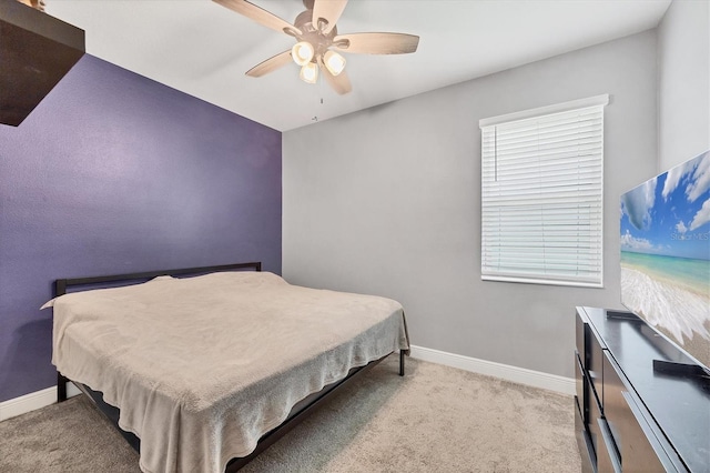 2034 Mesic Hammock Way, Venice, FL 34292 - bedroom featuring carpet, baseboards, and ceiling fan