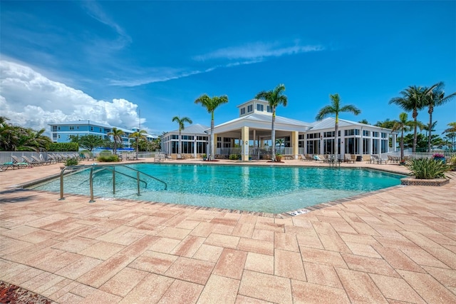 8409 Placida Rd Unit 206, Placida, FL 33946 - community pool featuring a patio
