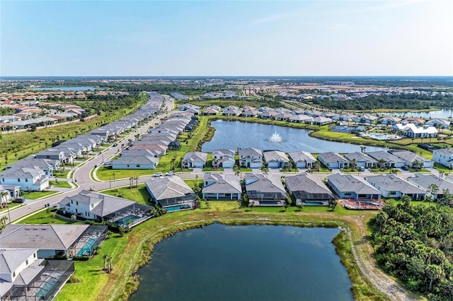 12816 Morning Mist Pl, Venice, FL 34293 - aerial overview of property's location with nearby suburban area and a nearby body of water