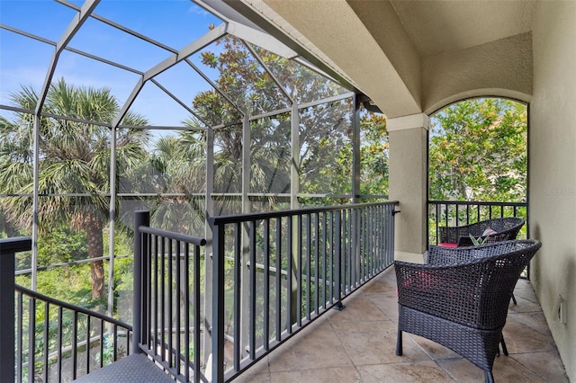 186 Portofino Dr, Nokomis, FL 34275 - balcony with a sunroom